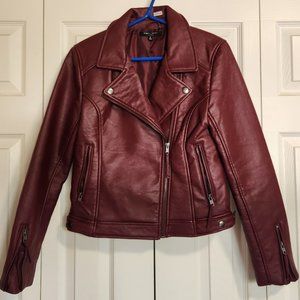 Romeo & Juliet Couture Jacket Waist Burgundy